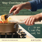 10-Piece Anolon Ascend Hard Anodized Nonstick Cookware Set