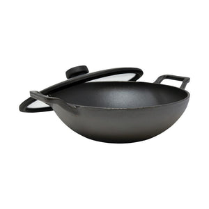 Meyer Cast Iron 26cm/3L Kadai with lid