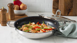 Meyer Accolade Stainless Steel 32cm/12.5" Everyday Pan Non Stick Skillet with cover, Made in Canada