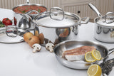 Meyer Accolade Stainless Steel Cookware Set, 10-Piece, Made in Canada